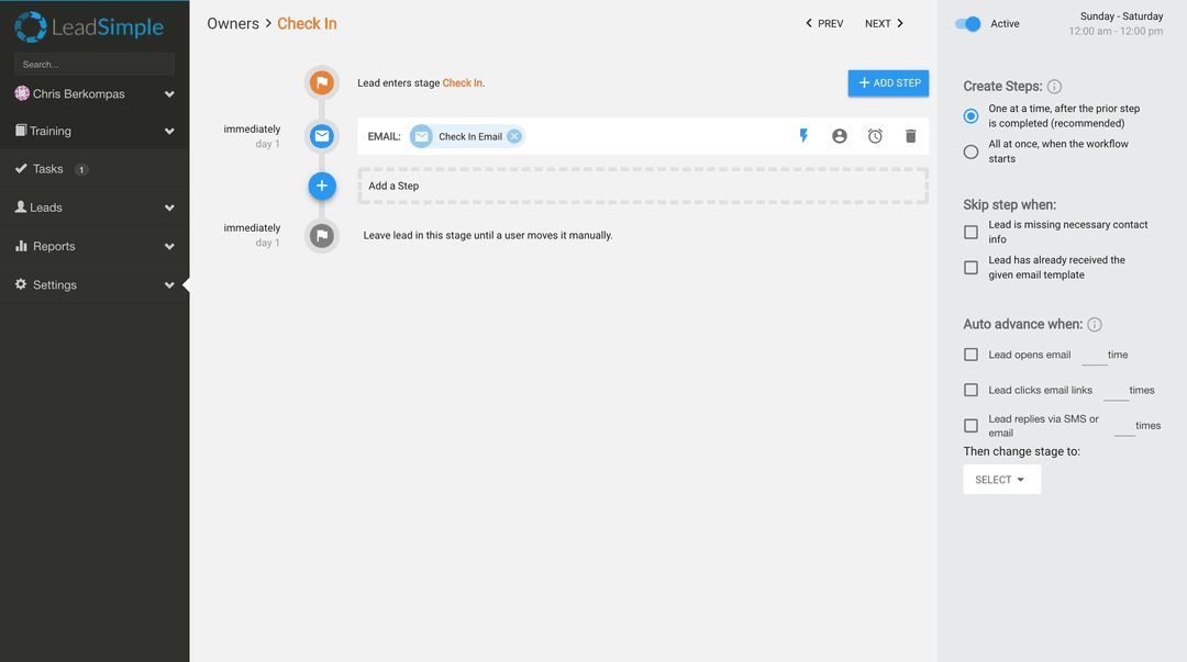 5cafe51357054998321868b1_Workflow Stage - Check-In